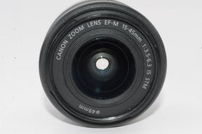 【外観並級】Canon EF-M15-45mm F3.5-6.3IS STM