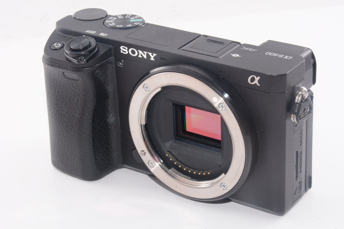 【外観特上級】ソニー ミラーレス一眼 α6400 パワーズームレンズキット E PZ 16-50mm F3.5-5.6 OSS ブラック ILCE-6400L B