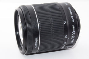 【外観並級】Canon 標準ズームレンズ EF-S18-55mm F3.5-5.6 IS STM