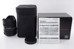 【外観特上級】SIGMA 超広角ズームレンズ 8-16mm F4.5-5.6 DC HSM キヤノン用