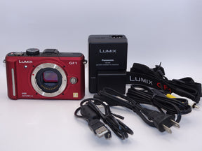 【外観並級】Panasonic LUMIX GF1 ボディ DMC-GF1 レッド