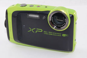 【外観並級】FUJIFILM デジタルカメラ XP120 ライム 防水 FX-XP120LM