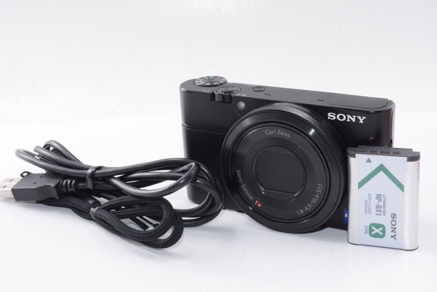 【外観特上級】SONY デジタルカメラ DSC-RX100 1.0型センサー F1.8レンズ搭載 ブラック Cyber-shot DSC-RX100