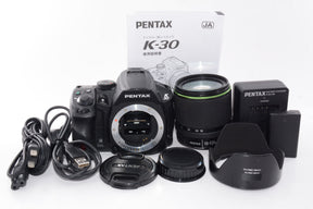 【外観特上級】PENTAX デジタル一眼レフカメラ K-30 レンズキット [DA18-135mmWR] ブラック K-30LK18-135 BK 15637