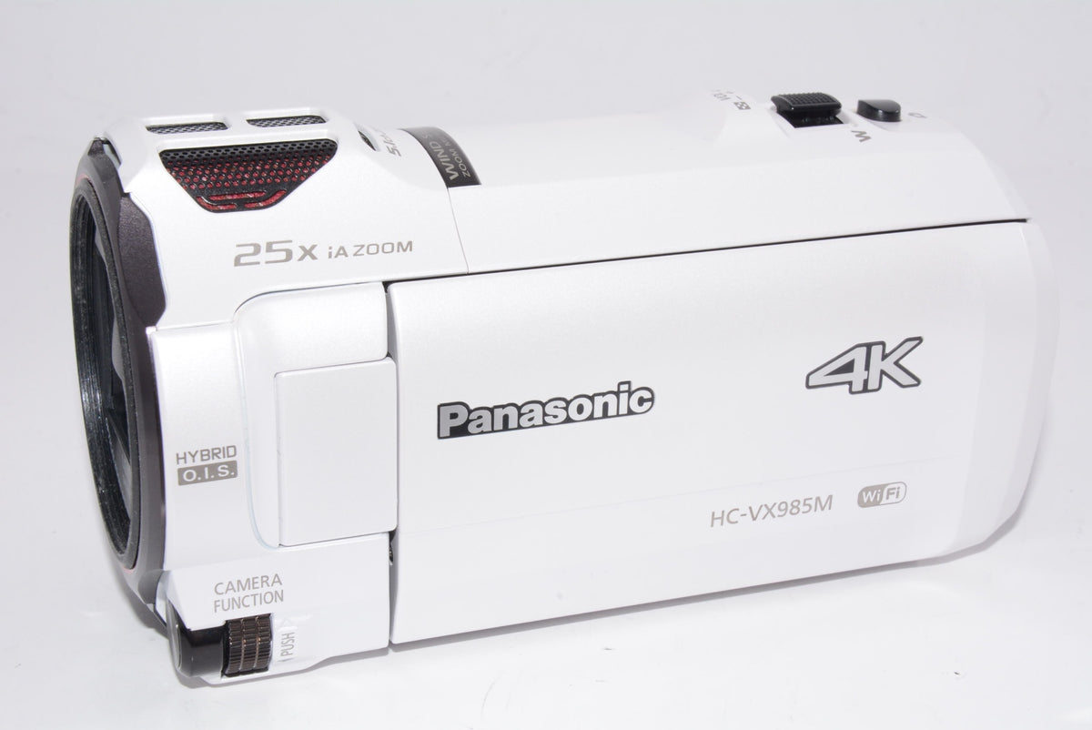 【外観特上級】パナソニック 4K ビデオカメラ VX985M 64GB あとから補正 ホワイト HC-VX985M-W