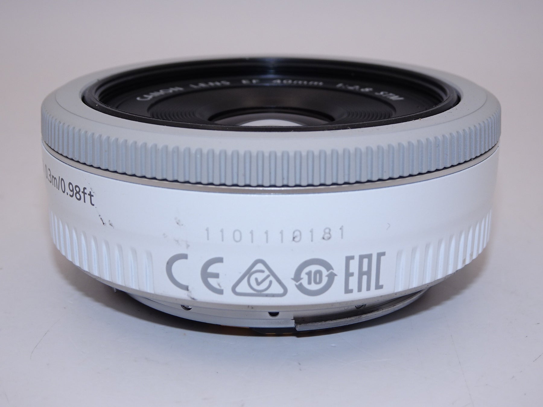 【外観特上級】Canon EF 40 mm F2.8 STM ホワイト