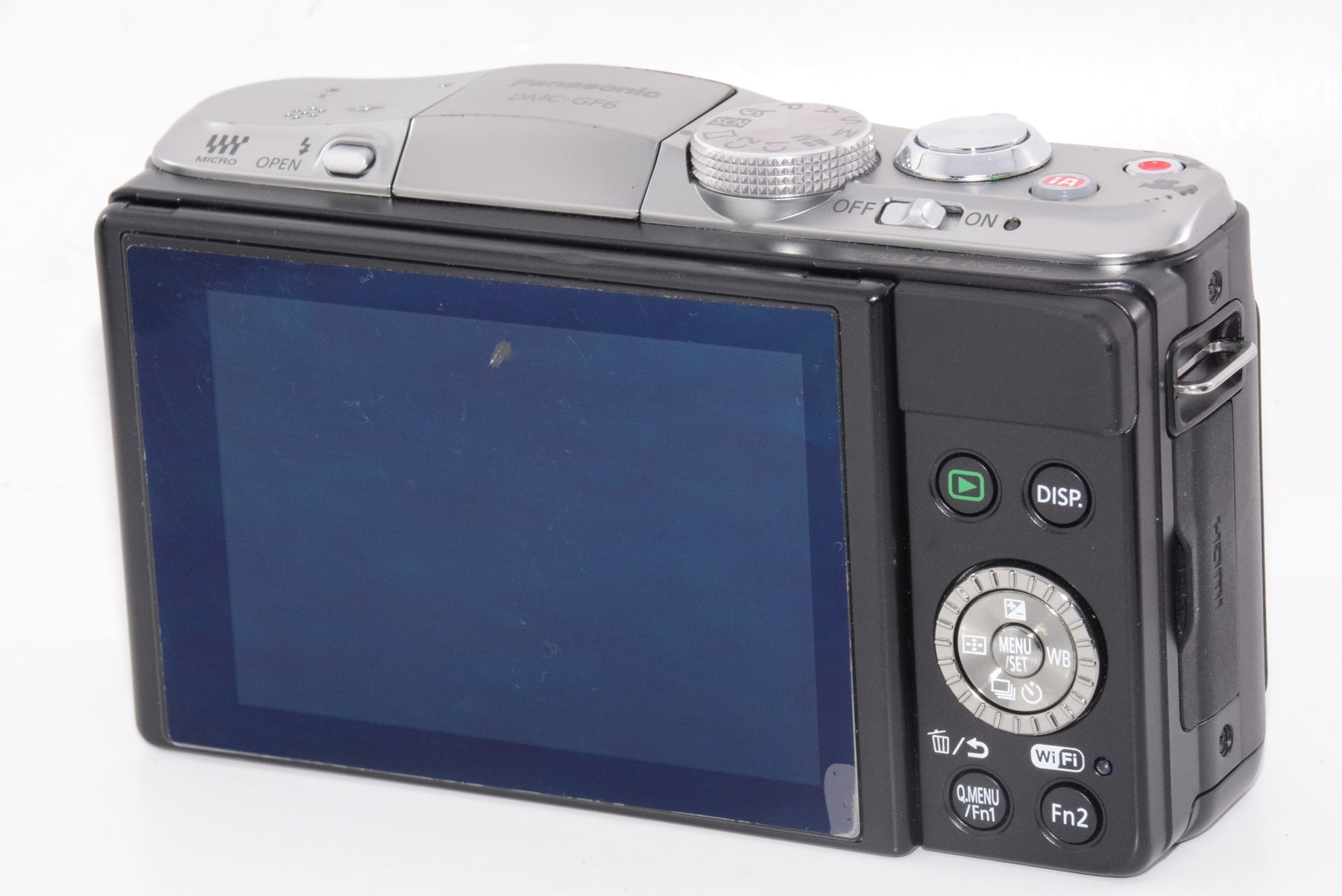 【外観並級】パナソニック ルミックス ミラーレス一眼カメラ GF6 ダブルズームレンズキット ブラック DMC-GF6W-K