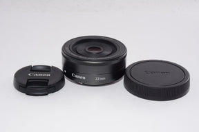 【外観特上級】Canon EF-M22mm F2 STM ミラーレス一眼対応