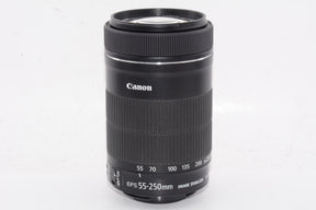 【外観特上級】Canon 望遠ズームレンズ EF-S55-250mm F4-5.6 IS STM