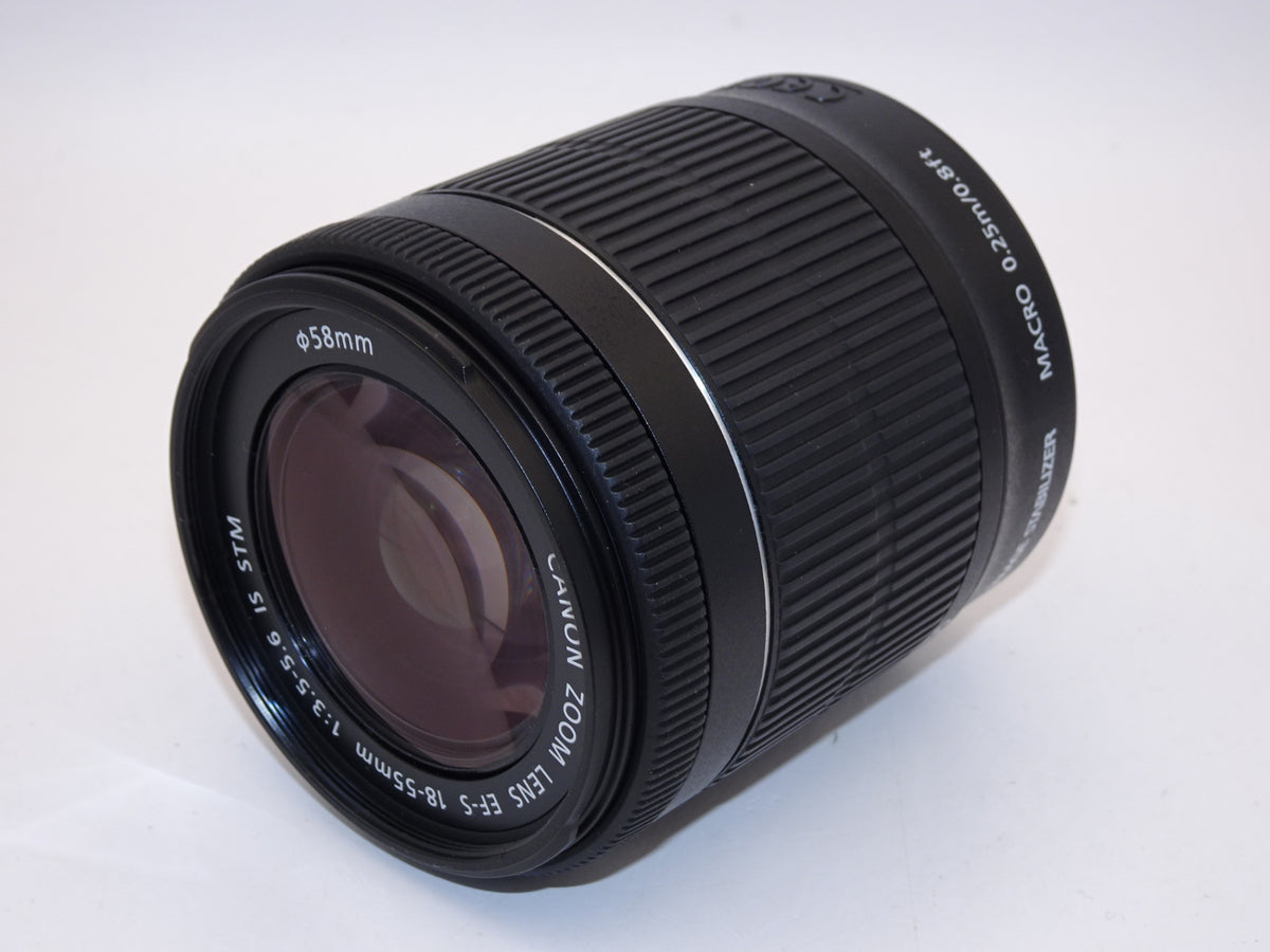 【外観特上級】Canon 標準ズームレンズ EF-S18-55mm F3.5-5.6 IS STM