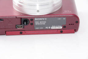 【外観特上級】SONY デジタルカメラ DSC-WX500 レッド Cyber-shot