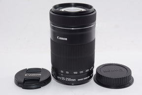 【外観並級】Canon 望遠ズームレンズ EF-S55-250mm F4-5.6 IS STM