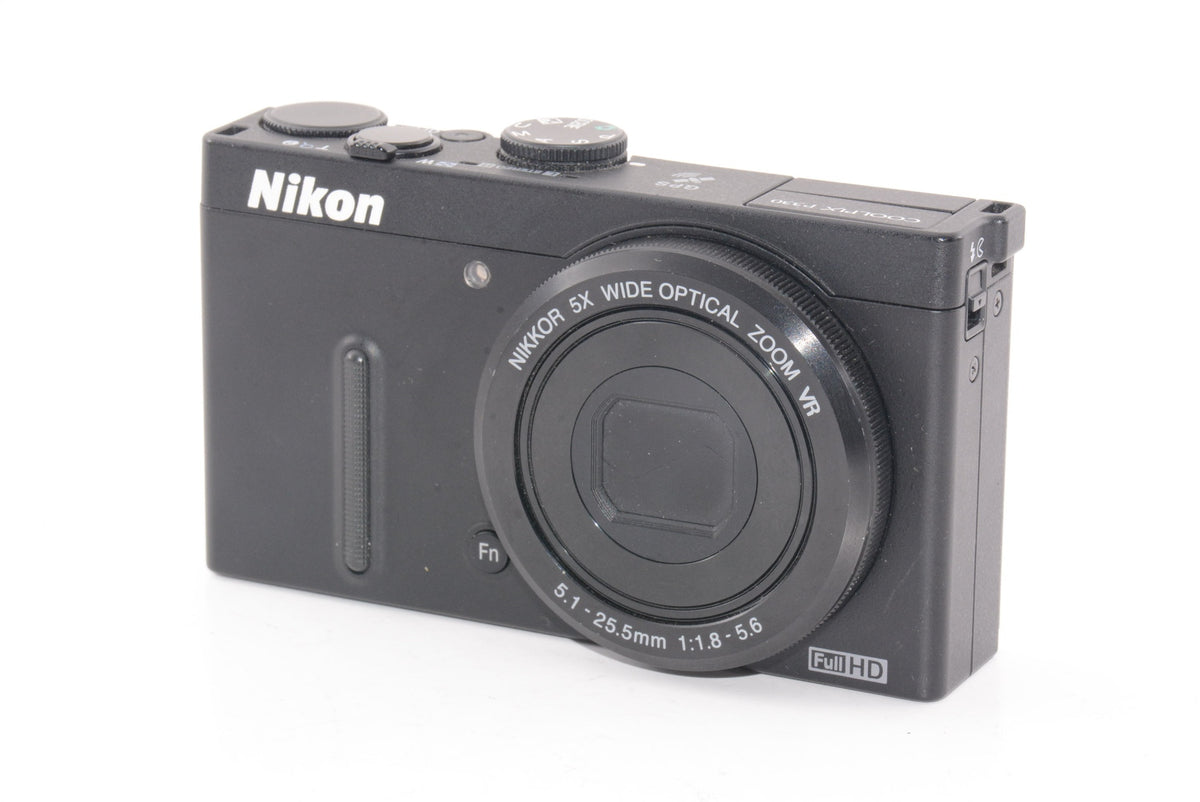 【外観特上級】Nikon デジタルカメラ COOLPIX P330 開放F値1.8NIKKORレンズ搭載 裏面照射型CMOSセンサー搭載 ブラック P330BK