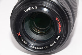 【外観特上級】パナソニック 望遠ズームレンズ マイクロフォーサーズ用 ルミックス G X VARIO PZ 45-175mm/F4.0-5.6 ASPH./POWER O.I.S. ブラック H-PS45175-K