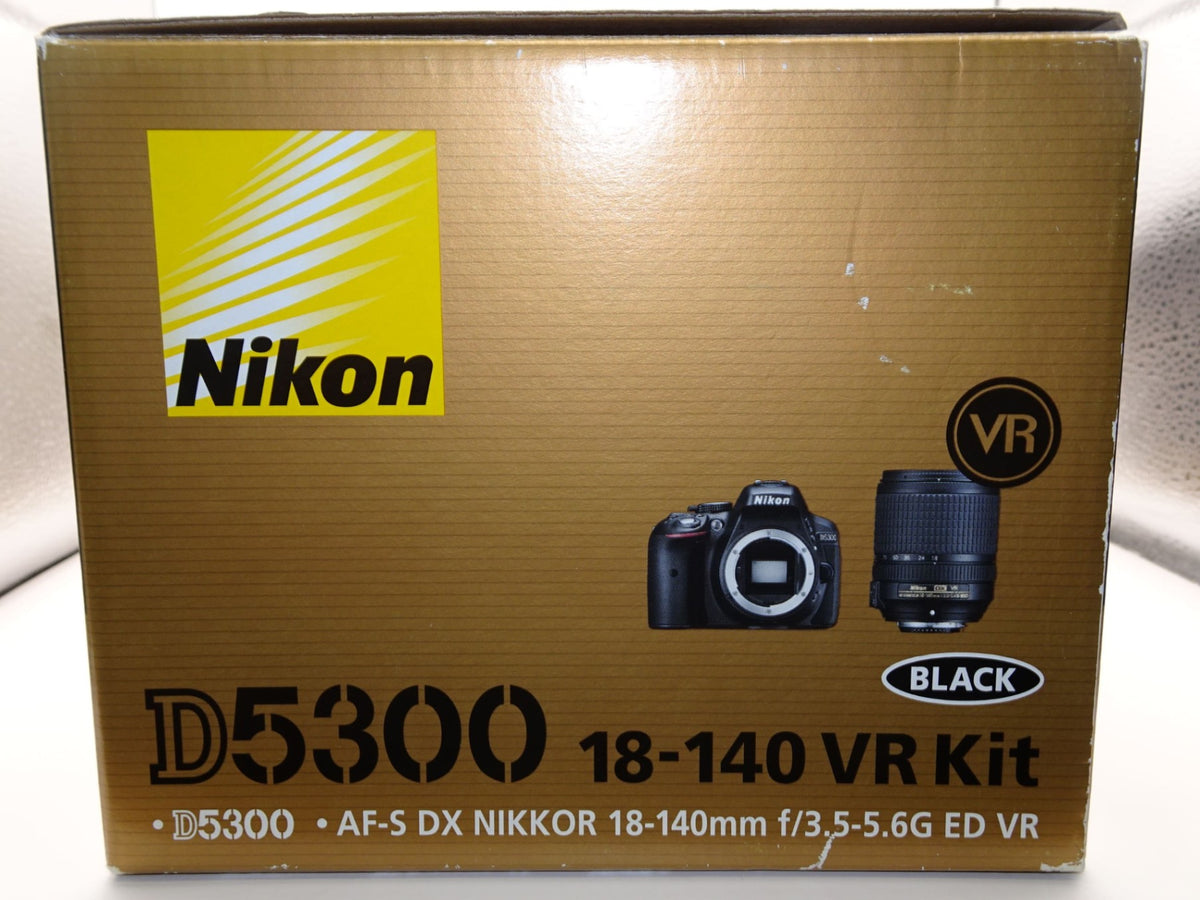 【外観並級】Nikon デジタル一眼レフカメラ  D5300 18-140VR レンズキット ブラック D5300LK18-140VRBK