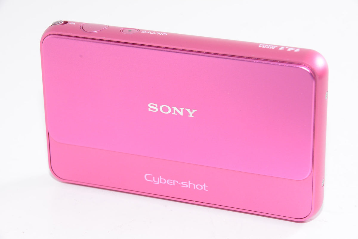 【外観特上級】ソニー SONY デジタルカメラ Cybershot T99 (1410万画素CCD/光学x4/デジタルx8) ピンク DSC-T99/P