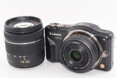 【外観特上級】パナソニック ミラーレス一眼カメラ LUMIX GF3 ダブルレンズキット