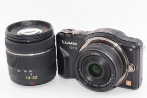 【外観特上級】パナソニック ミラーレス一眼カメラ LUMIX GF3 ダブルレンズキット