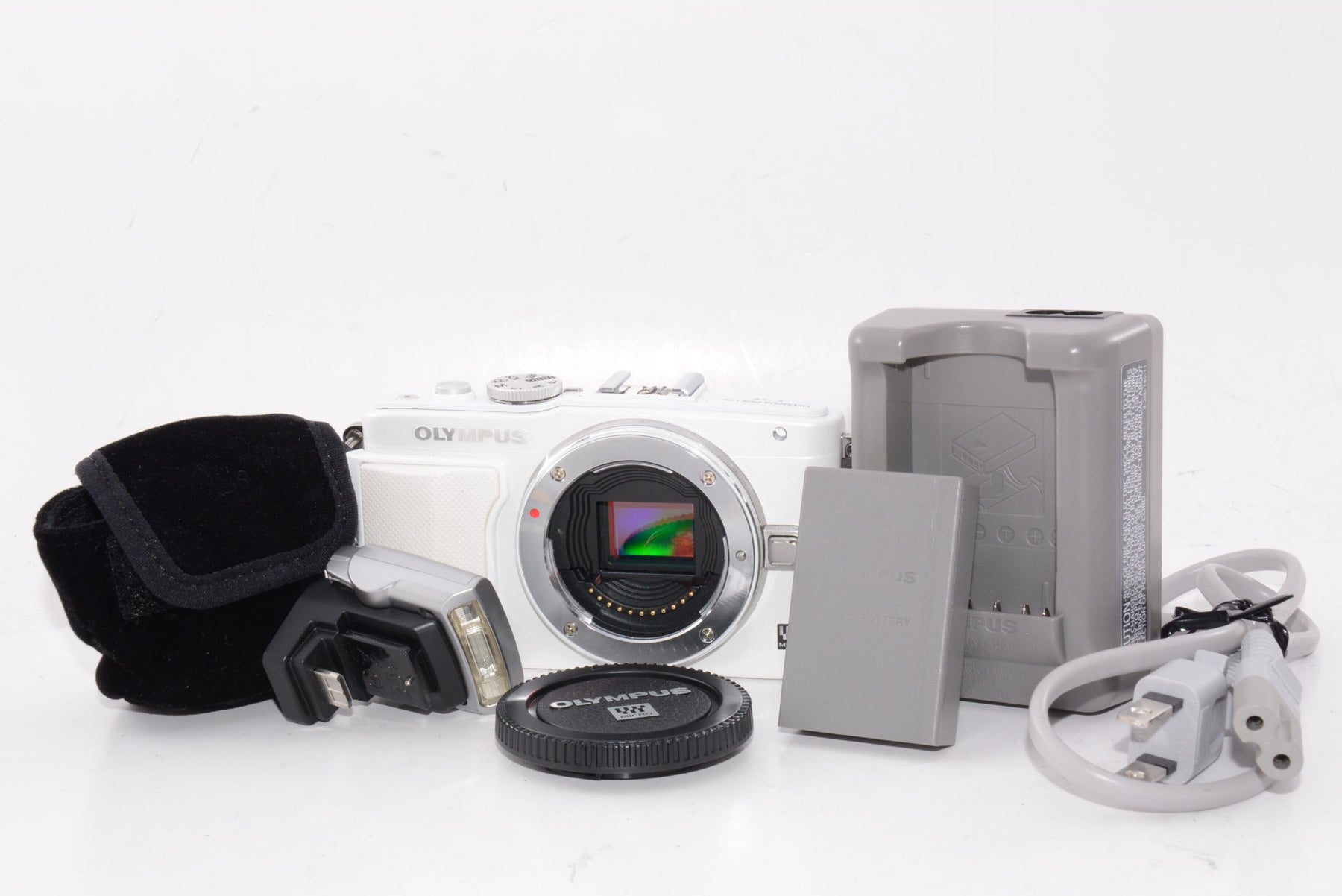 【外観特上級】OLYMPUS ミラーレス一眼 PEN Lite E-PL6 ボディ ホワイト E-PL6 BODY WHT