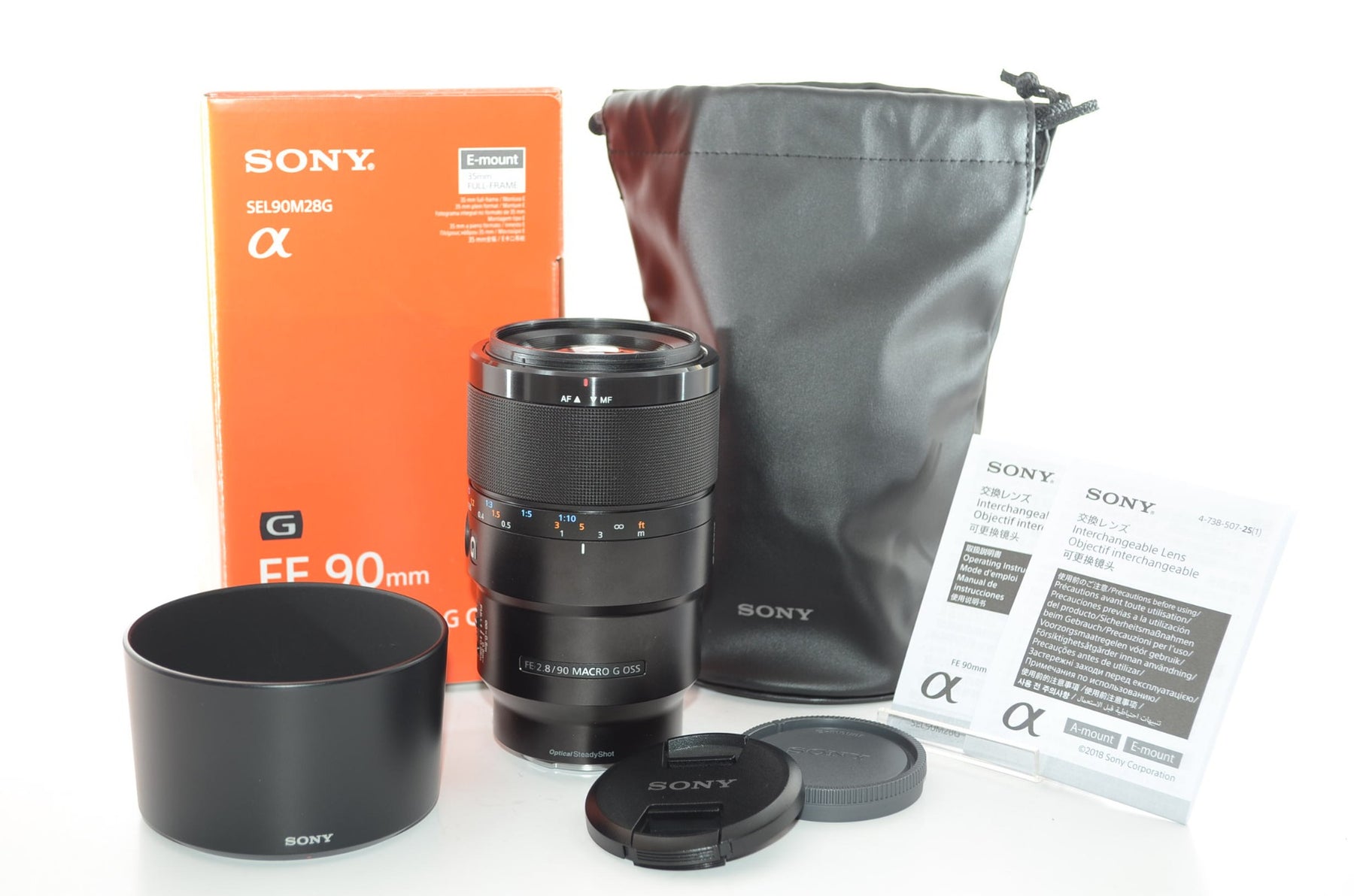 【ほぼ新品】ソニー SONY マクロレンズ FE 90mm F2.8 Macro G OSS Eマウント35mmフルサイズ対応 SEL90M28G