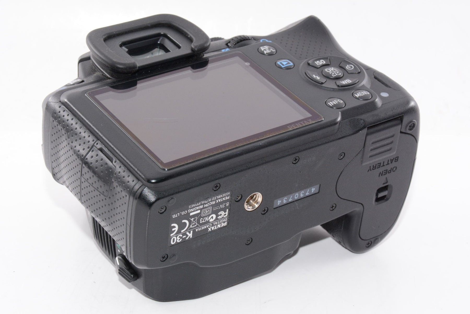 【外観特上級】PENTAX デジタル一眼レフカメラ K-30 レンズキット [DA18-135mmWR] ブラック K-30LK18-135 BK 15637