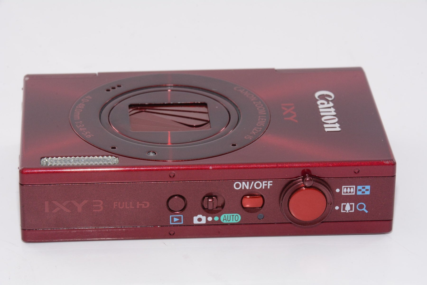 【外観並級】Canon デジタルカメラ IXY 3  約1010万画素 光学12倍ズーム レッド IXY3(RE)