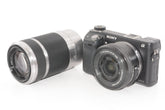 【外観並級】SONY ミラーレス一眼 α NEX-6 E PZ 16-50 F3.5-5.6 E 55-210F4.5-6.3