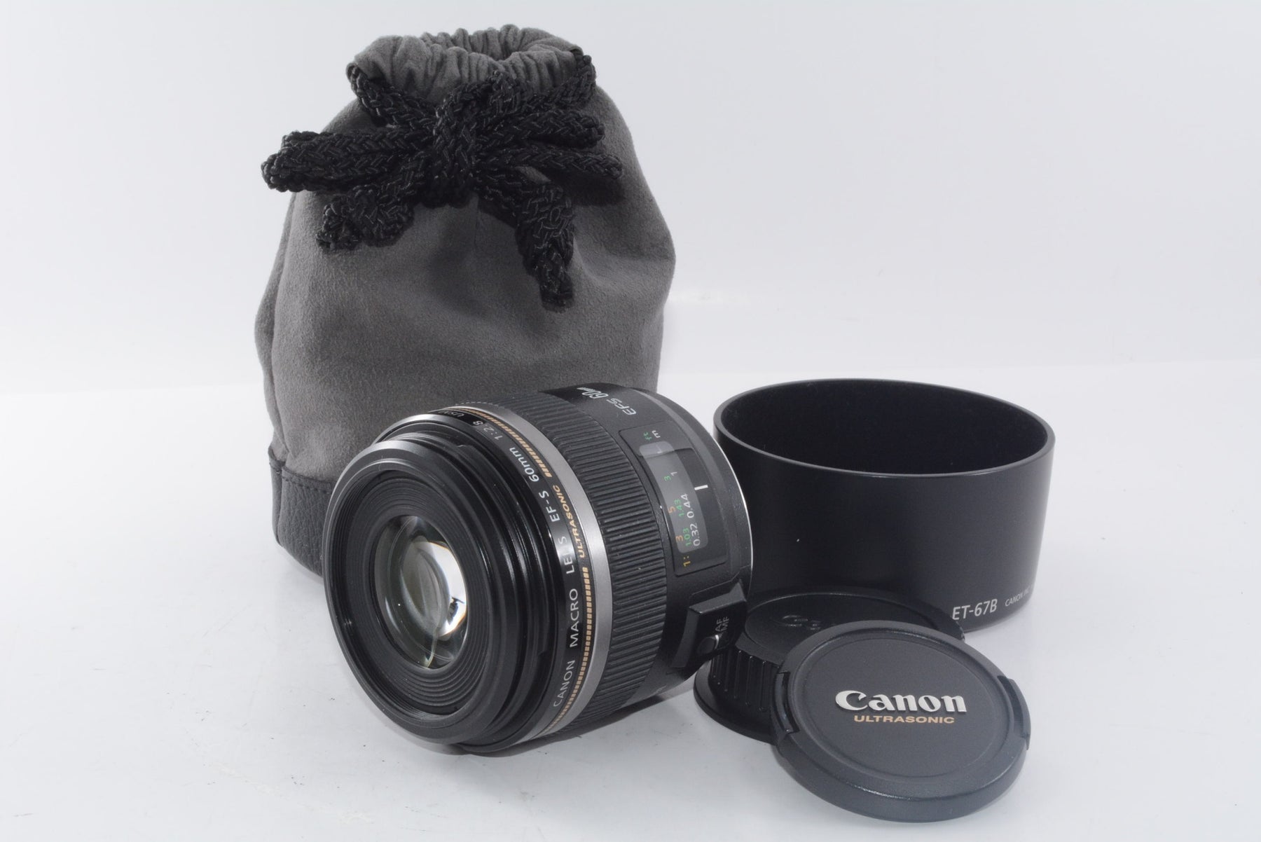 【外観並級】Canon 単焦点マクロレンズ EF-S60mm F2.8マクロ USM APS-C対応