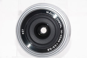 【外観特上級】OLYMPUS M.ZUIKO DIGITAL ED 14-42mm F3.5-5.6 EZ SLV