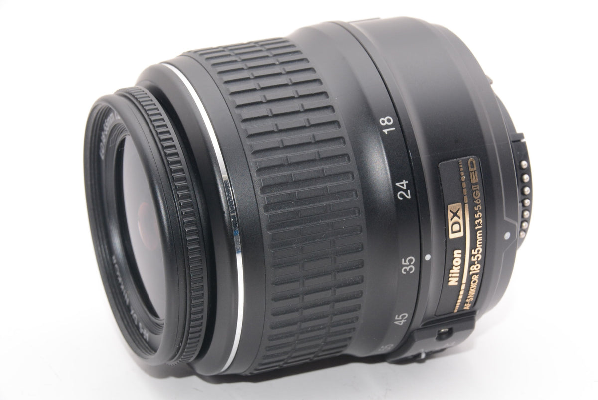 【外観特上級】Nikon 標準ズームレンズ AF-S DX Zoom Nikkor ED 18-55mm f/3.5-5.6 G II  ブラック