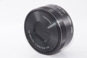 【外観並級】Nikon 標準ズームレンズ1 NIKKOR VR 10-30mm f/3.5-5.6 PD-ZOOM ブラック 1NVR10-30PDBK