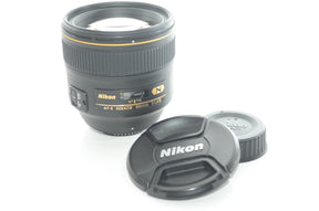 【外観並級】Nikon 単焦点レンズ AF-S NIKKOR 85mm f/1.4G フルサイズ対応