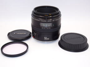 【外観並級】Canon 単焦点マクロレンズ EF50mm F2.5 コンパクトマクロ フルサイズ対応