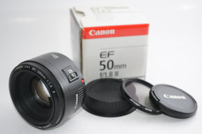 【外観特上級】Canon 単焦点レンズ EF50mm F1.8 II フルサイズ対応