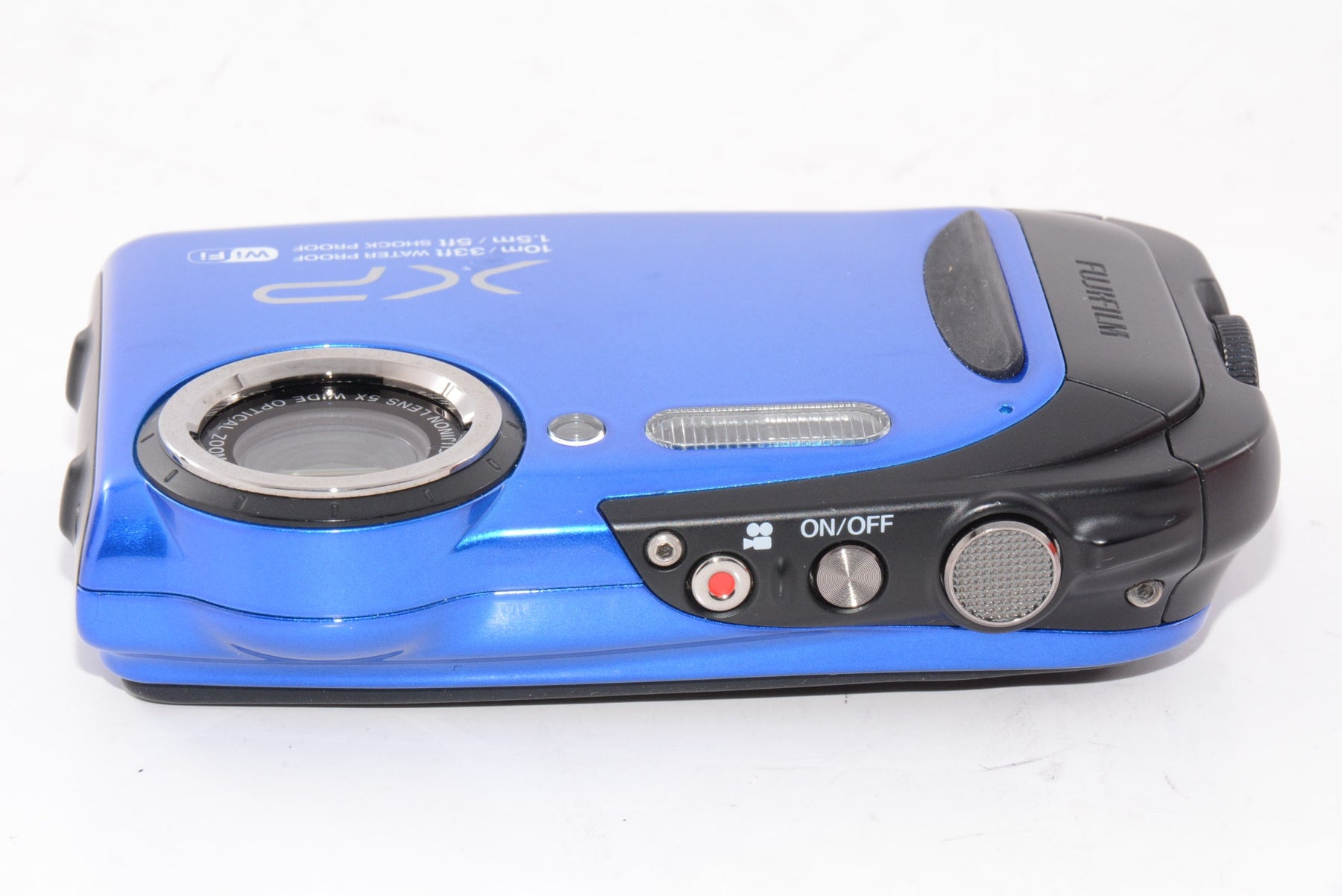 【外観並級】FUJIFILM デジタルカメラ XP70BL ブルー