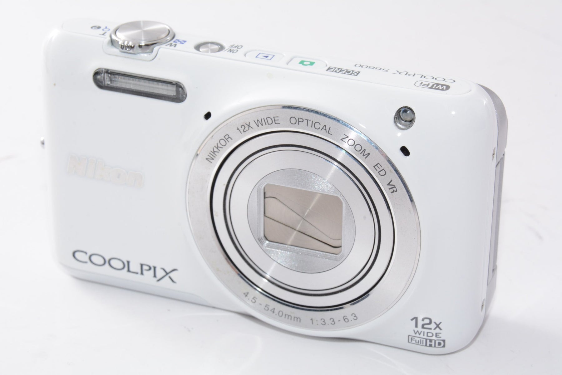 【外観並級】Nikon クールピクス S6600WH ナチュラルホワイト