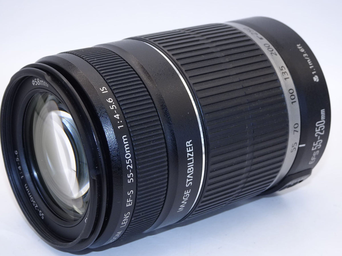 【外観並級】Canon 望遠レンズ EF-S55-250mm F4-5.6 IS