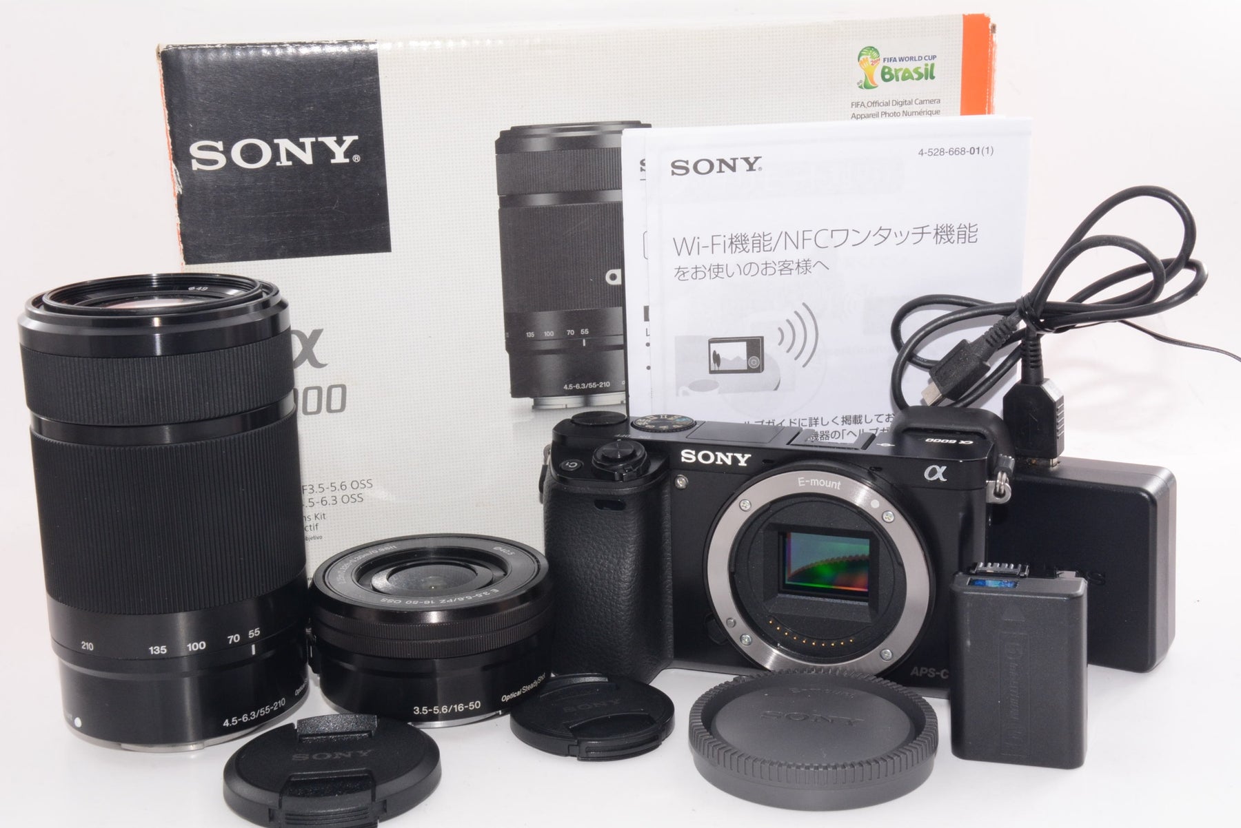 【外観並級】SONY ミラーレス一眼 α6000 ダブルズームレンズキット