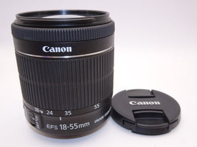 【外観特上級】Canon 標準ズームレンズ EF-S18-55mm F3.5-5.6 IS STM