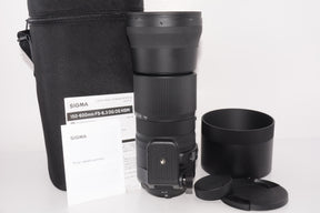 【外観特上級】シグマ SIGMA 150-600mm F5-6.3 DG OS HSM Contemporary※ニコンマウント※DGレンズ（フルサイズ対応） Contemporary 150-600 DG OS/CON NA