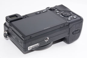 【外観並級】ソニー ミラーレス一眼 α6400 パワーズームレンズキット E PZ 16-50mm F3.5-5.6 OSS ブラック ILCE-6400L B