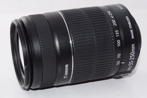 【外観特上級】Canon 望遠ズームレンズ EF-S55-250mm F4-5.6 IS II