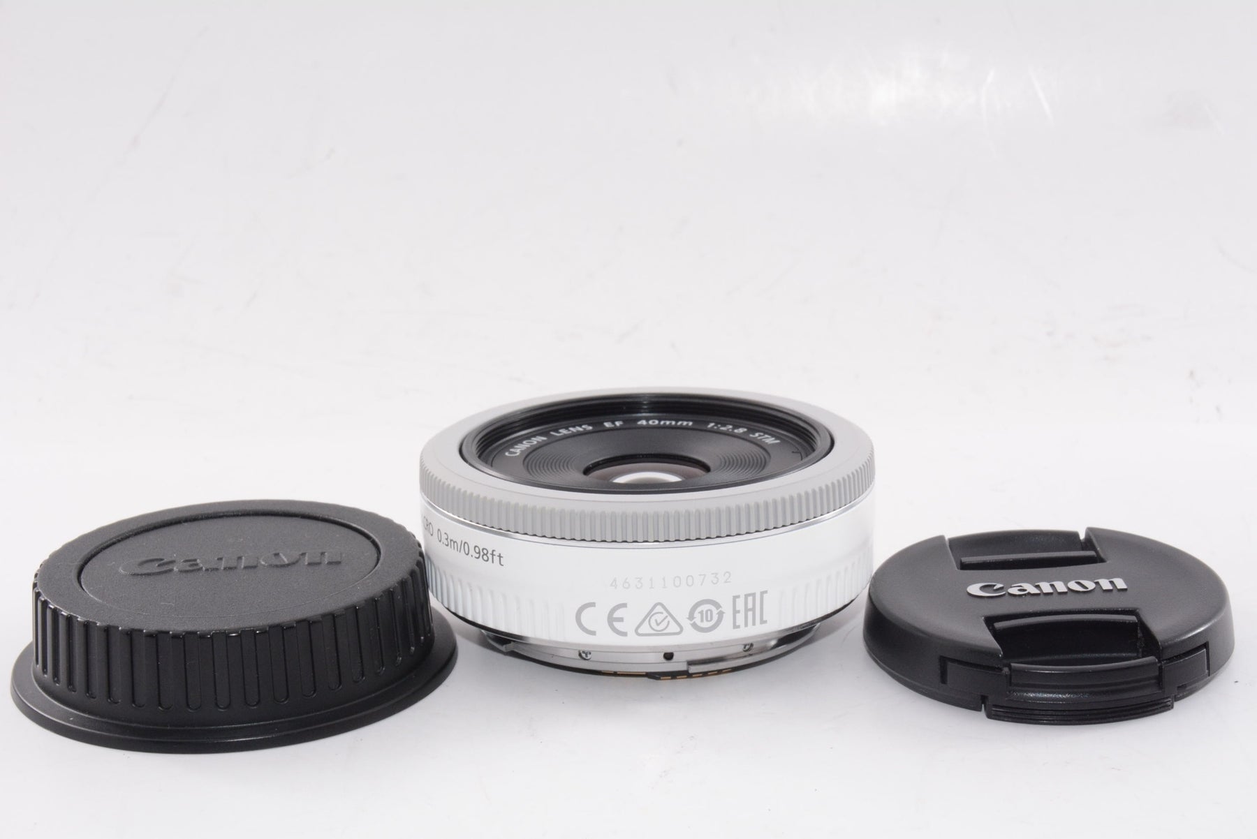 【外観特上級】Canon EF 40 mm F2.8 STM ホワイト