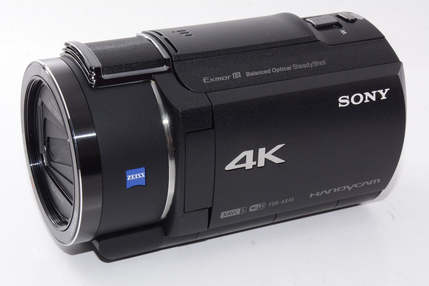 【外観特上級】ソニー / 4K / ビデオカメラ / Handycam / FDR-AX45A / ブラック / 内蔵メモリー64GB / 光学ズーム20倍 / 空間光学手ブレ補正 / FDR-AX45A B