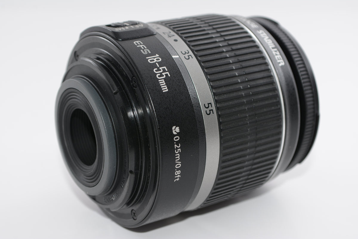 【外観特上級】Canon 標準ズームレンズ EF-S18-55mm F3.5-5.6 IS