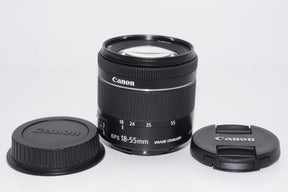 【外観並級】Canon 標準ズームレンズ EF-S18-55mm F3.5-5.6 IS STM