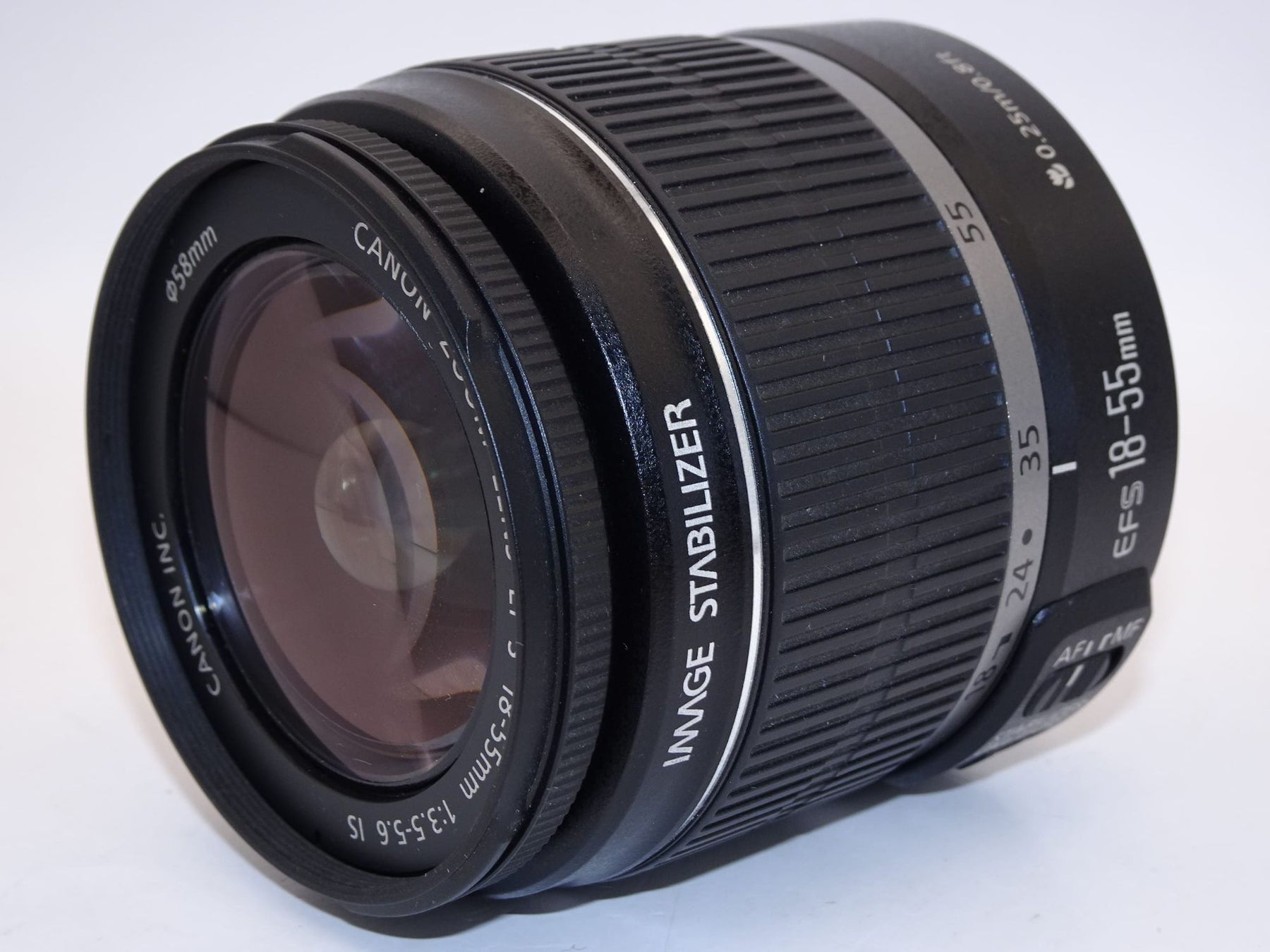 【外観特上級】Canon 標準ズームレンズ EF-S18-55mm F3.5-5.6 IS