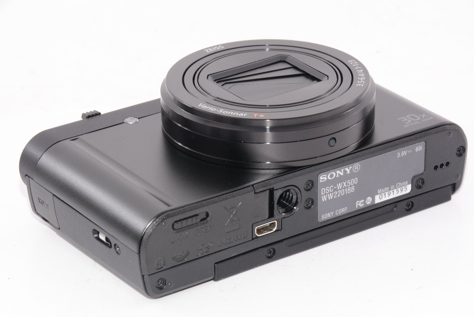 【外観特上級】SONY デジタルカメラ DSC-WX500 ブラック Cyber-shot