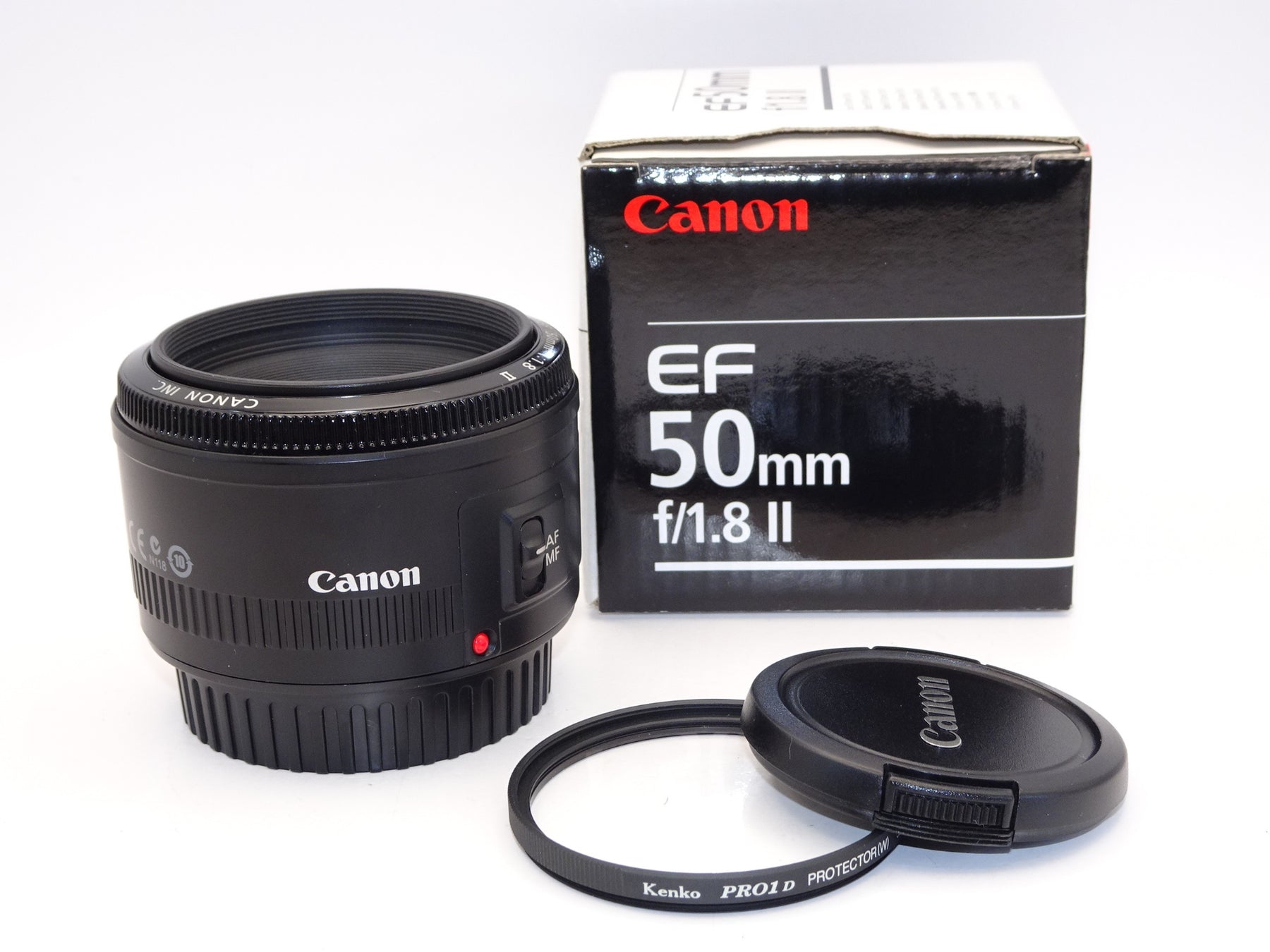 【外観特上級】Canon 単焦点レンズ EF50mm F1.8 II フルサイズ対応