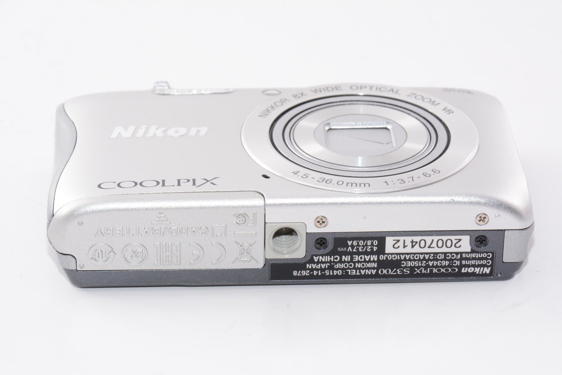 【外観並級】Nikon COOLPIX S3700 シルバー